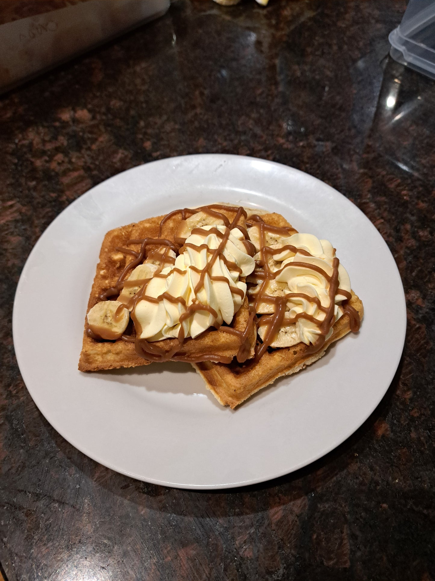 Banoffee Waffle