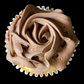 Vanilla cupcake with chocolate buttercream frosting 