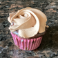 Mini chocolate cupcake with chocolate buttercream frosting 