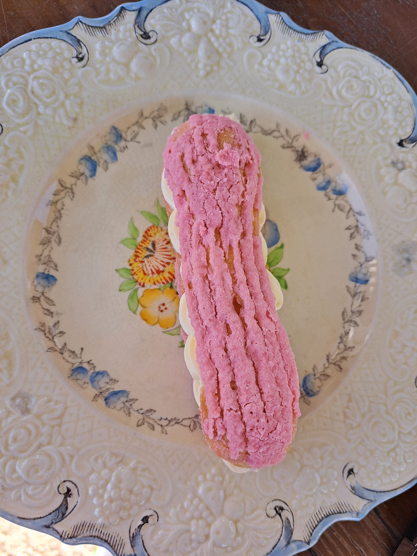Raspberry Eclairs