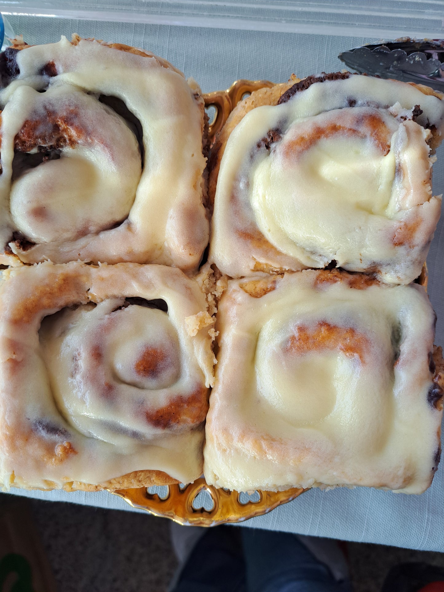Cinnamon Rolls with Cream Cheese Frosting
