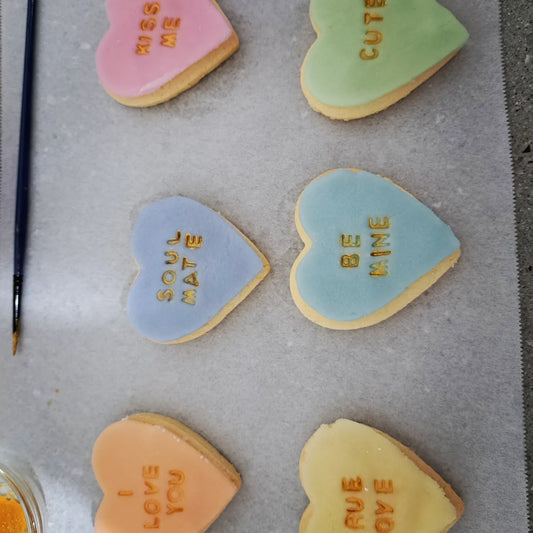 6 pack Message Cookie Small